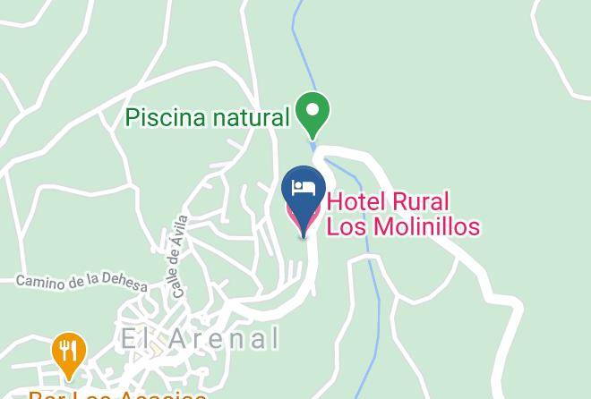 Hotel Rural Los Molinillos Map