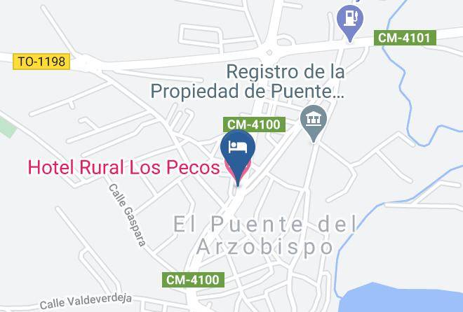 Toledo - Hotel Rural Los Pecos Maps