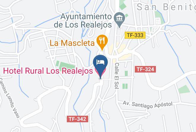 Santa Cruz De Tenerife - Hotel Rural Los Realejos Maps