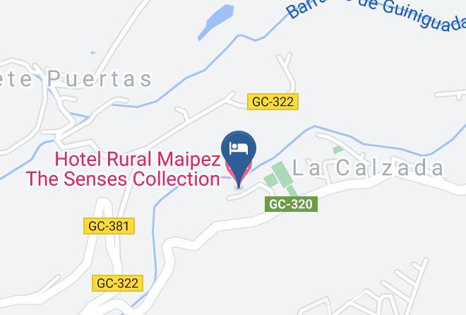 Las Palmas - Hotel Rural Maipez The Senses Collection Maps