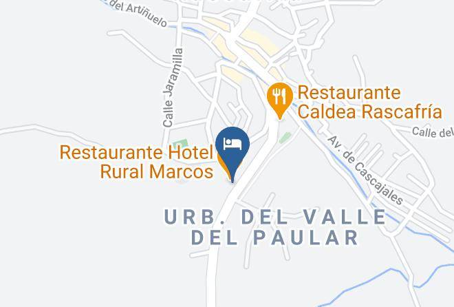 Madrid - Hotel Rural Marcos Rascafria Maps