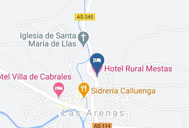 Asturias - Hotel Rural Mestas Maps