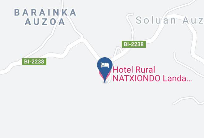 Bizkaia - Hotel Rural Natxiondo Landa Hotela Maps