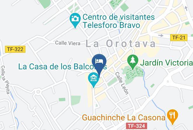 Santa Cruz De Tenerife - Hotel Rural Orotava Maps