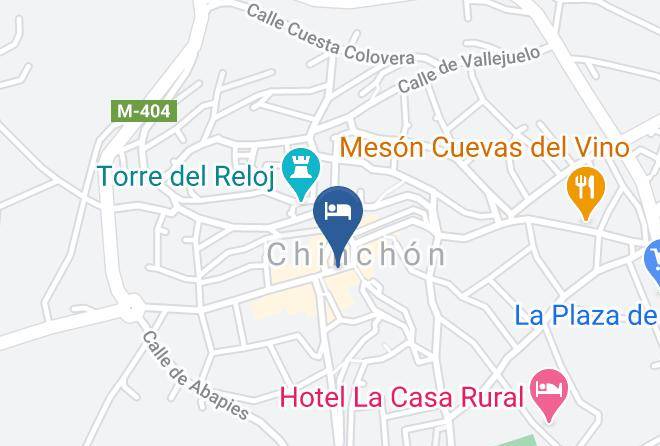 Madrid - Hotel Plaza Mayor Chinchon Maps