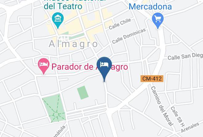 Ciudad Real - Hotel Rural Posada Los Caballeros Maps
