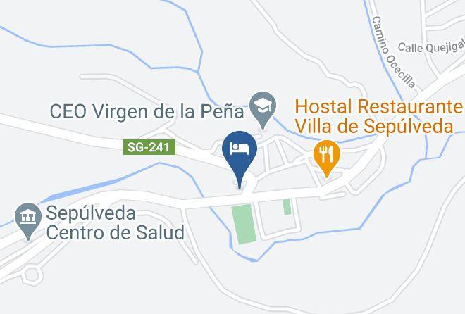Segovia - Restaurante Puente Del Duraton Maps