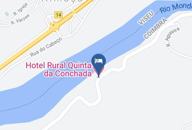 Penacova - Hotel Rural Quinta Da Conchada Maps