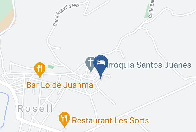 Hotel Rural Restaurant Can Joan Map