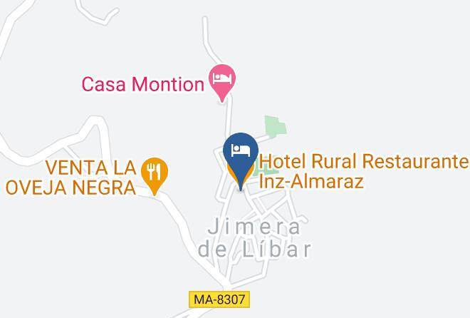 Malaga - Hotel Rural Restaurante Inz Almaraz Maps