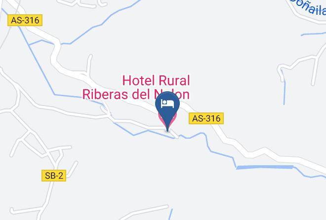 Asturias - Hotel Rural Riberas Del Nalon Maps