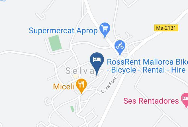 Baleares - Hotel Rural Sa Bisbal Maps