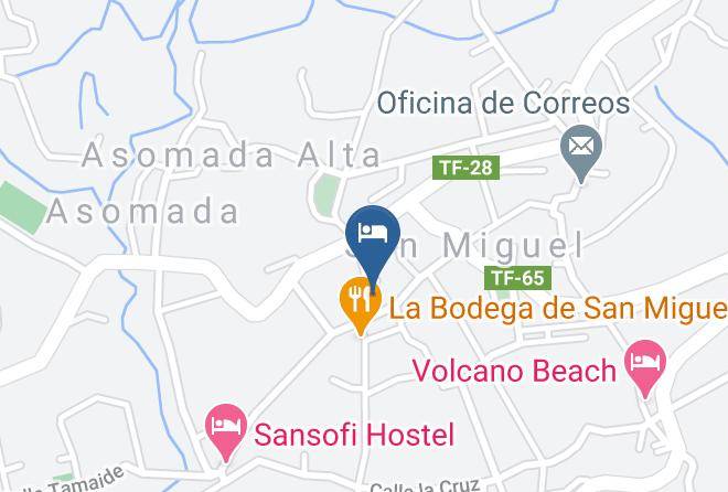 Santa Cruz De Tenerife - Hotel Rural San Miguel Maps