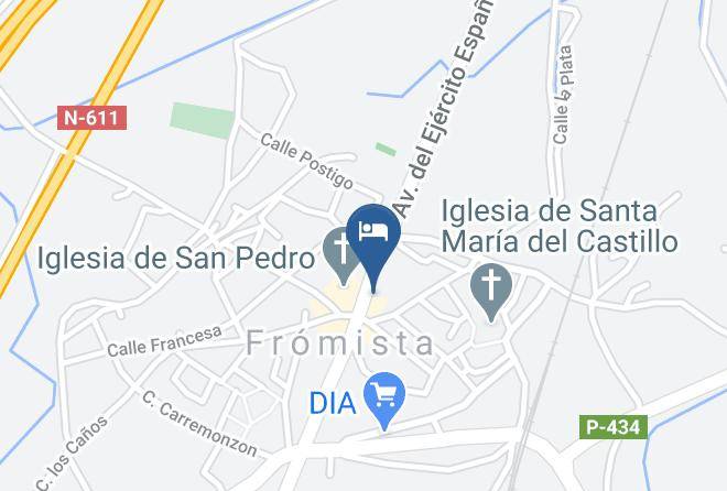 Palencia - Hotel Rural San Pedro Fromista Maps