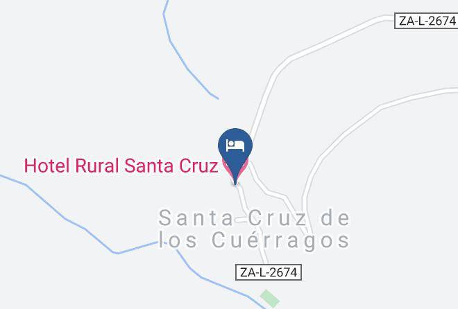 Zamora - Hotel Rural Santa Cruz Maps