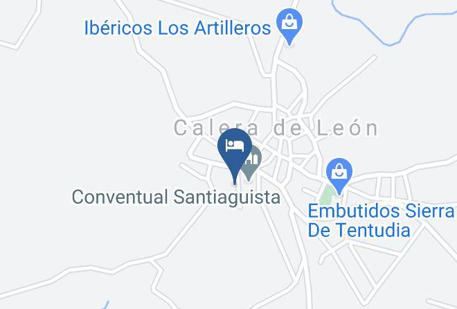 Badajoz - Hotel Rural Sierra De Tentudia Maps