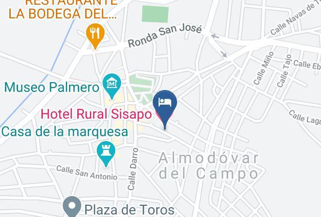 Ciudad Real - Hotel Rural Sisapo Maps