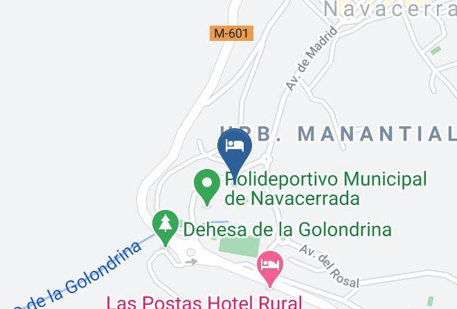 Hotel Rural Spa&wellness Hacienda Los Robles Map