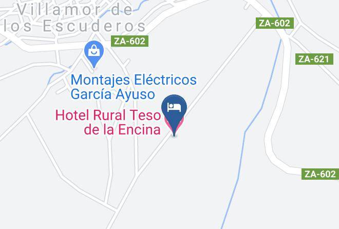 Zamora - Hotel Rural Teso De La Encina Maps