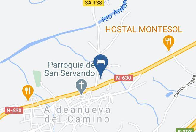 Caceres - Hotel Rural Tresmentiras Maps