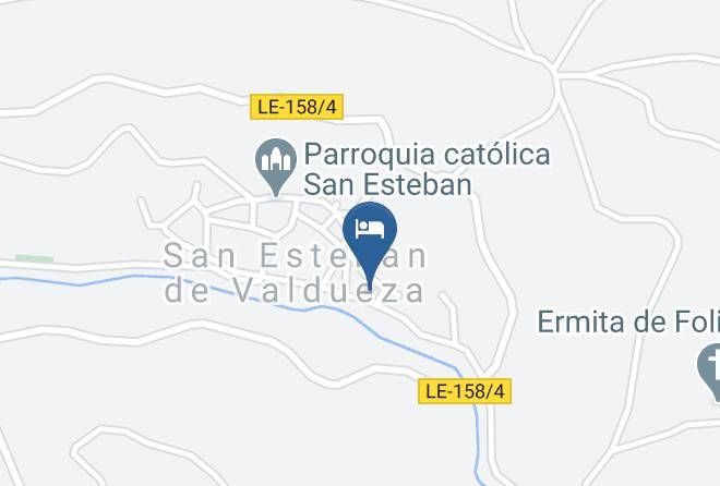 Hotel Rural Valle Del Silencio Map