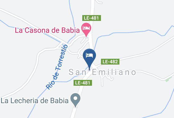 Hotel Rural Valle San Emiliano Map