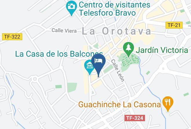 Santa Cruz De Tenerife - Hotel Rural Victoria Maps