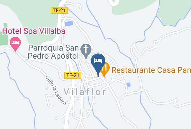 Santa Cruz De Tenerife - Hotel Rural Vilaflor Maps