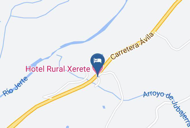 Caceres - Hotel Rural Xerete Maps