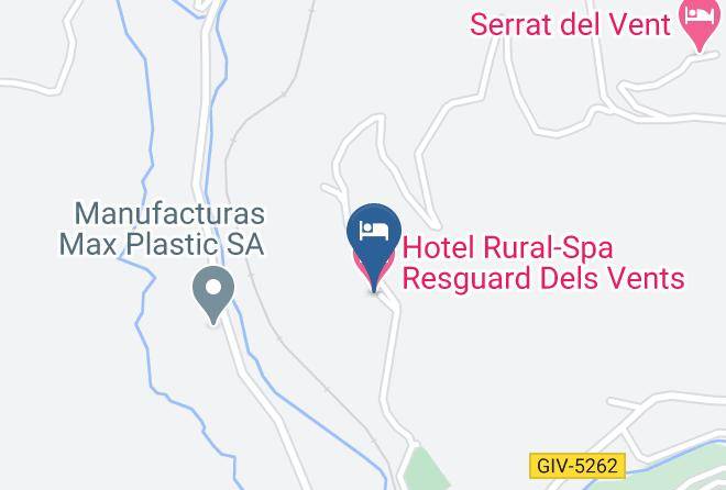 Girona - Hotel Rural Spa Resguard Dels Vents Maps