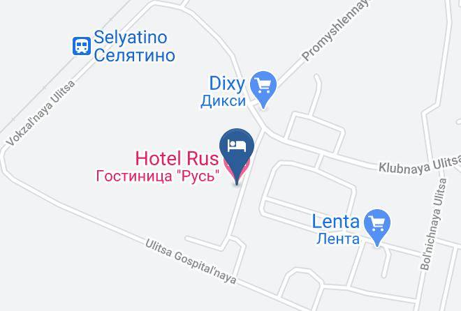 Naro Fominsky District - Hotel Rus Maps