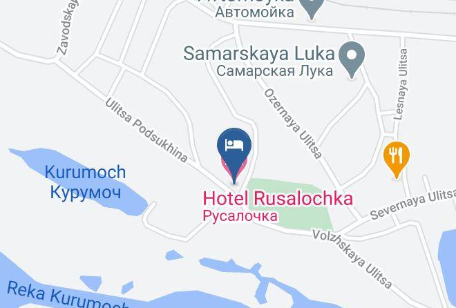 Krasnoyarsky District - Hotel Rusalochka Maps