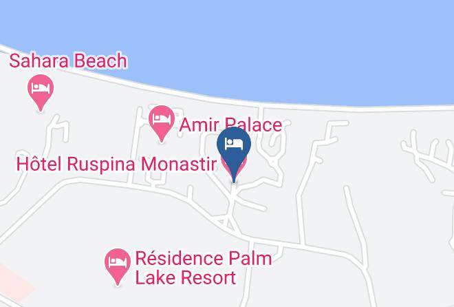 Tunisia - Hotel Ruspina Monastir Maps