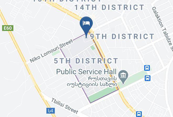 Rustavi - Hotel Rustavi Maps