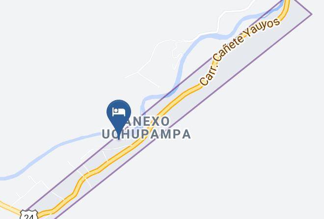 Canete - Hotel Rustica De Lunahuana Maps