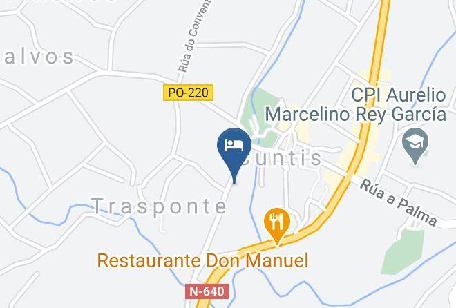 Pontevedra - Hotel Rustico Fonteverde Maps