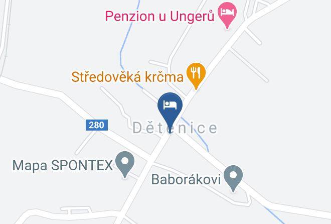 Jicin - Hotel Rustikal Maps