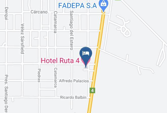 General San Martin Department - Hotel Ruta 4 Maps