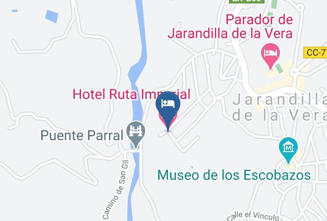 Caceres - Hotel Ruta Imperial Maps