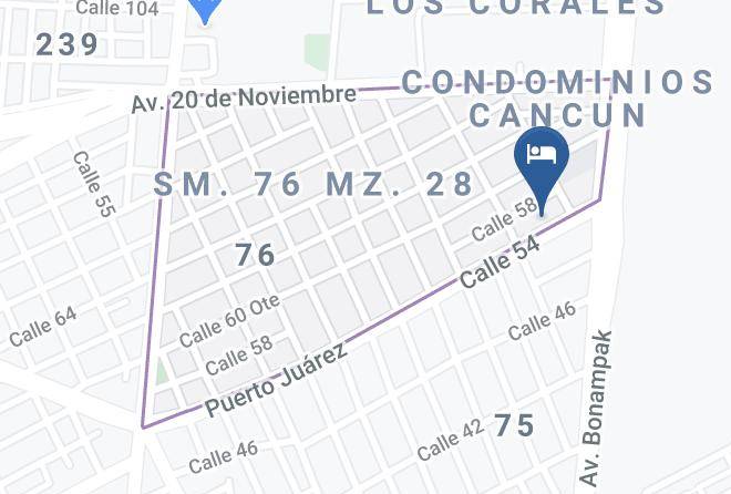 Benito Juarez - Hotel Ruta 7 Maps