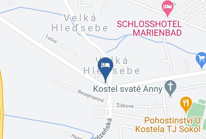 Cheb - Hotel Ruzek Maps