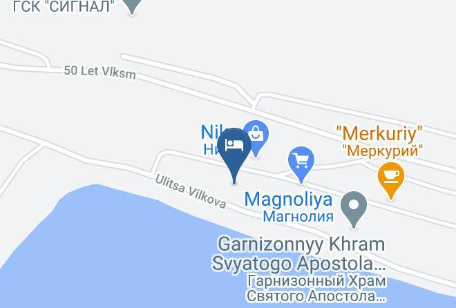 Hotel Rybachiy Map