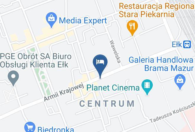 Elcki - Hotel Rydzewski Maps