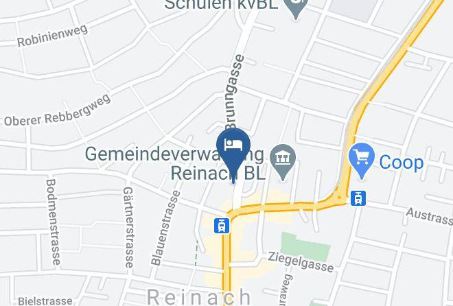 Arlesheim - Hotel Rynach Maps