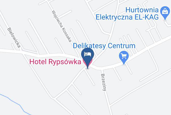 Nowy Sacz - Hotel Rypsowka Maps