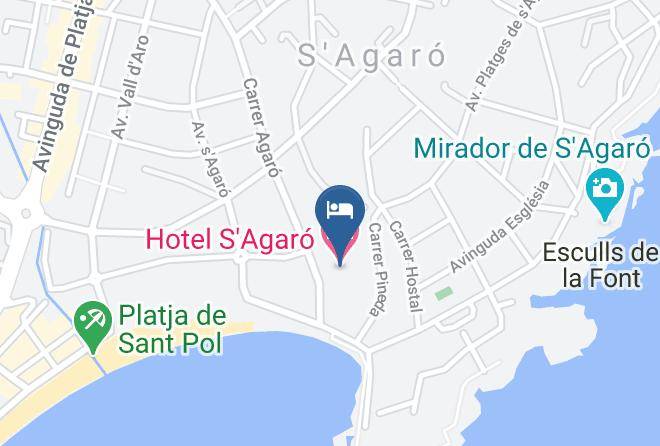 Girona - Hotel S'agaro Maps