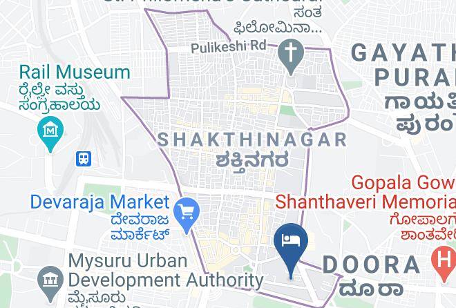 Mysore - Hotel S C V D S Maps