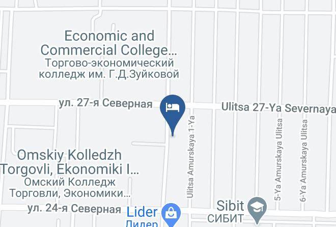 Omsk - Hotel's Compleks Mishel Maps
