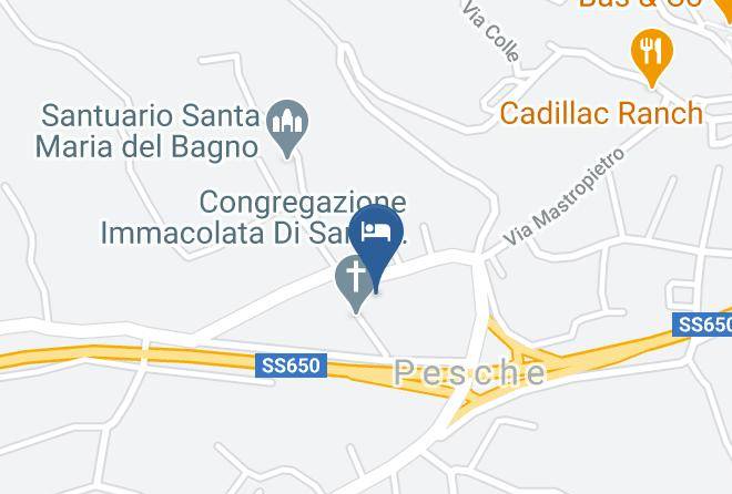 Isernia - Hotel S Maria Del Bagno Maps