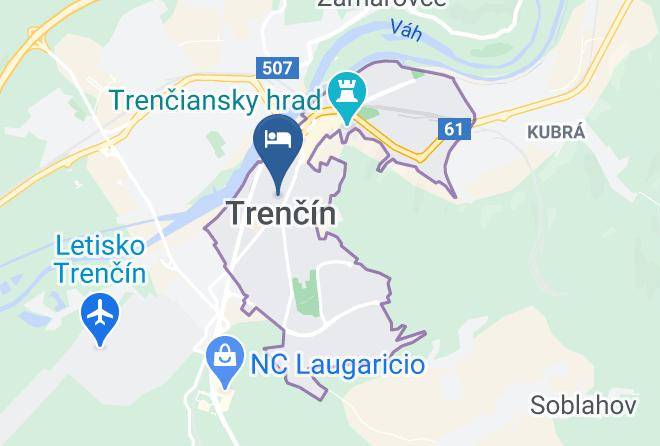Trencin - Hotel Sog Maps